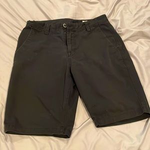 Mens VOLCUM BLACK SHORTS